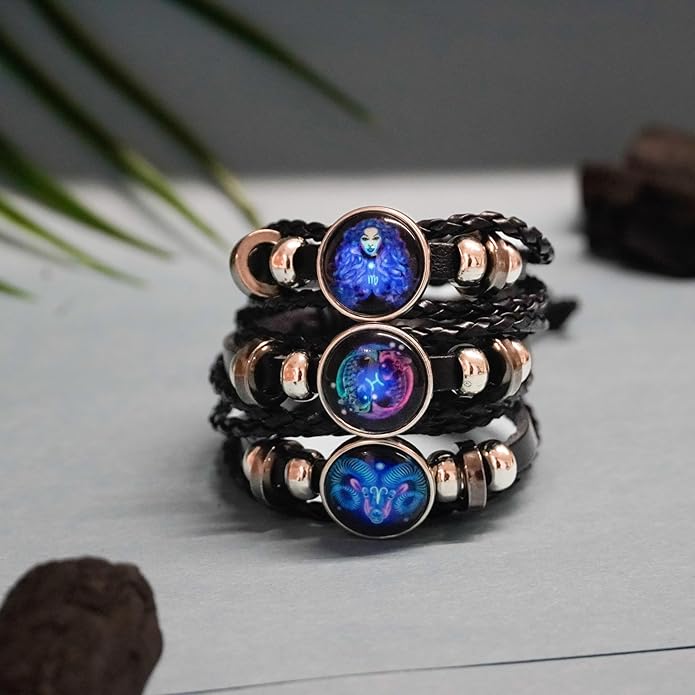 Navohm AstroBands- Leather Bracelet For Every Soul Under the Stars
