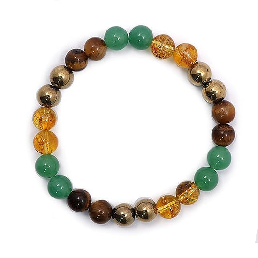 Navohm Money Magnet Crystal Healing Bracelet, Attract Wealth, Elevate Energy, Restore Balance